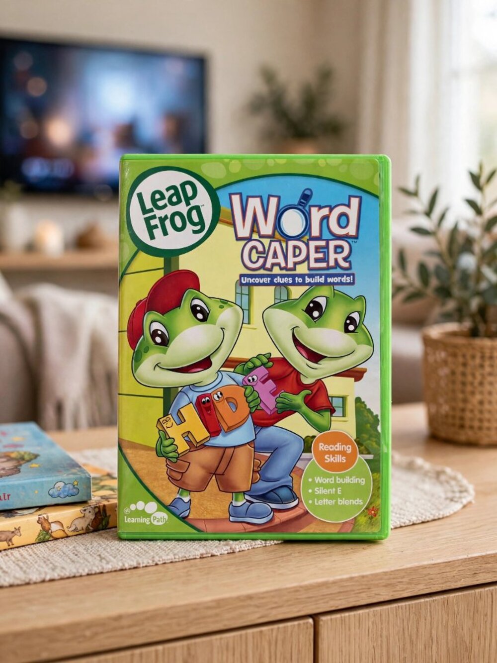 LeapFrog Word Caper DVD Reading Skills Word Building Silent E Letter Blends Kids